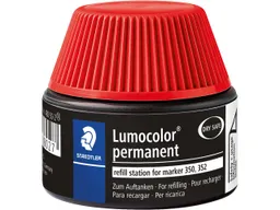 Staedtler STAEDTLER Nachfülltinte für Permanent-Marker "Lumocolor 350/352" rot – Produktbild 1 von 1