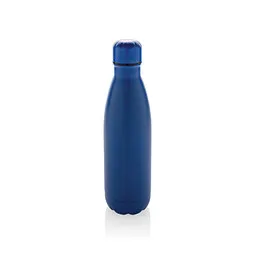 XD Collection Eureka einwandige Wasserflasche aus RCS rec. Stainless-Steel, blau, Blau, – Produktbild 1 von 1