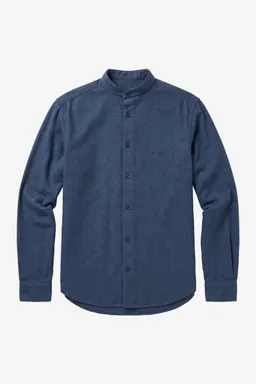 KnowledgeCotton Apparel KnowledgeCotton Apparel Herren vegan Hemd Arch Regular Aus Flanell Vintage Indigo – Produktbild 1 von 1