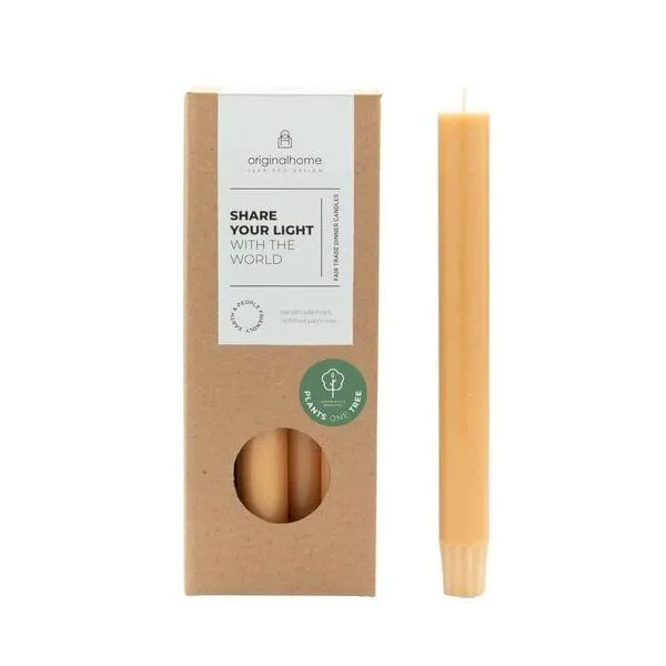 Originalhome Originalhome Gute Stabkerzen für bewusste Geschenke - paraffinfrei & vegan, Gelb, – Produktbild 1 von 2