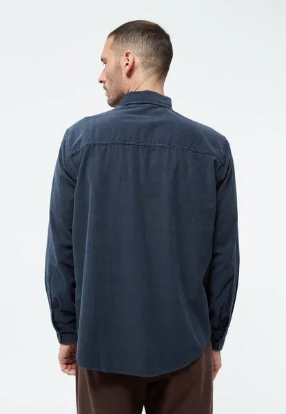 Givn Berlin Givn Berlin Kordhemd GBFABIO aus Bio-Baumwolle, Midnight blue, – Produktbild 3 von 4