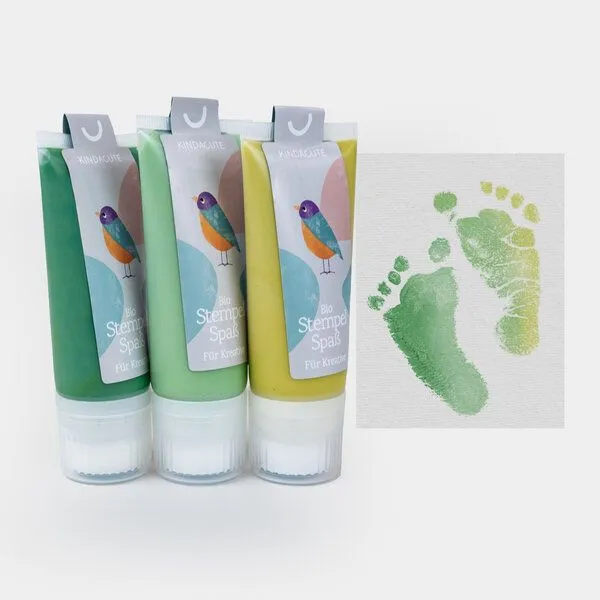 KINDACUTE KINDACUTE 3CHEERS - 3x 50ml Bio Stempelspaß für Babys & Kids, Spirit (meadow linde lemon, – Produktbild 1 von 4