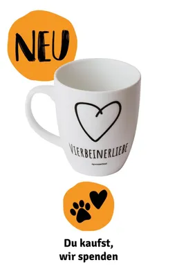 Green Petfood Kaffeebecher Charity – Produktbild 1 von 1