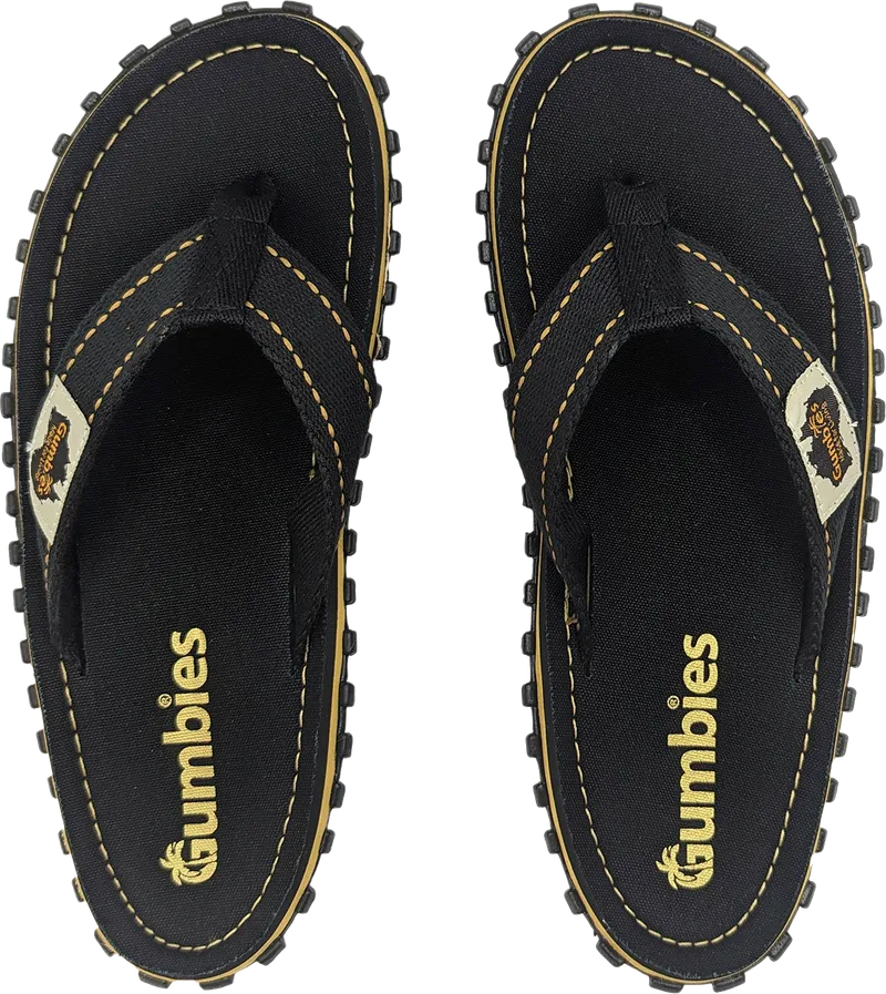 Gumbies Gumbies Classic - Nachhaltige Zehentrenner, Schwarz, – Produktbild 1 von 6