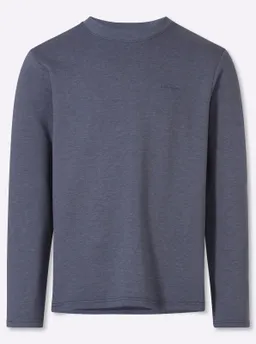 Catamaran Langarmshirt jeansblau-meliert – Produktbild 1 von 1