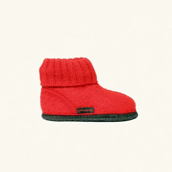 Kitz-Pichler Kitz-Pichler Walkpantoffel Oetz Kinder, Mittel-rot, – Produktbild 3 von 4