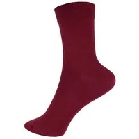 grödo Grödo Damen Socken uni Bio Baumwolle Elasthan, Burgundy, – Produktbild 1 von 1