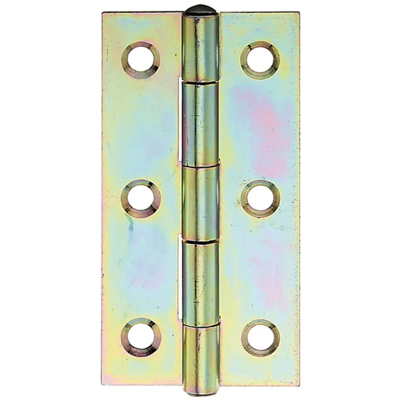Alberts ALBERTS Scharnier, galv. gelb verzinkt, LxB 70x35 mm – Produktbild 1 von 1