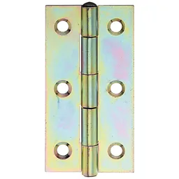 Alberts ALBERTS Scharnier, galv. gelb verzinkt, LxB 70x35 mm – Produktbild 1 von 1