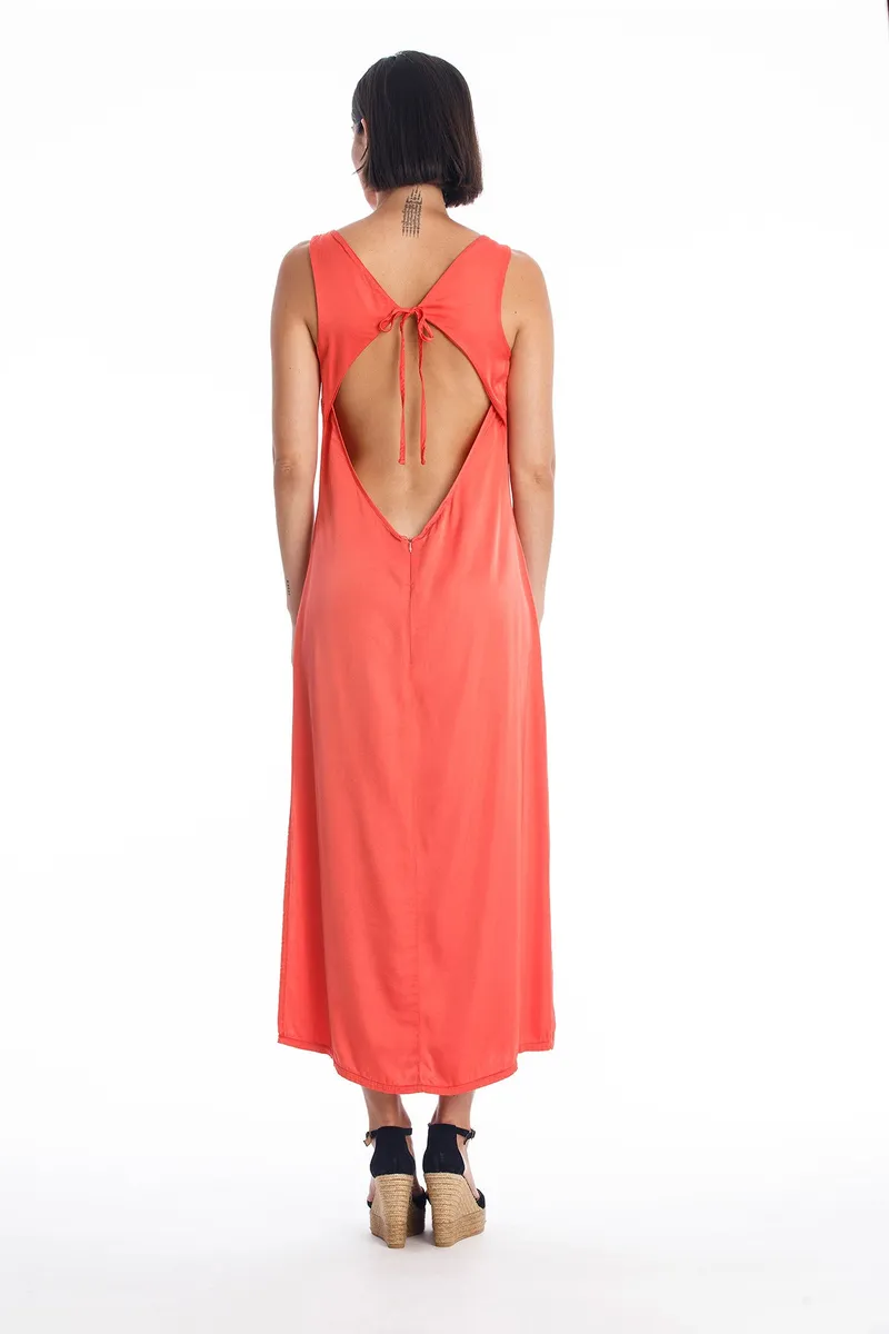 RAVENS VIEW IBIZA RAVENS VIEW IBIZA Damen vegan Kleid Liv Radiant Red, Rot, – Produktbild 2 von 2
