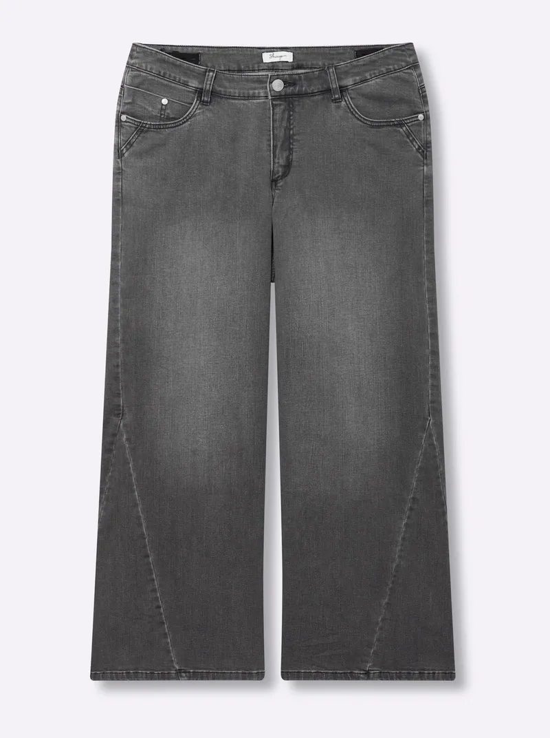 sheego Jeans stone-grey-denim, Stone-grey-denim, – Produktbild 1 von 2