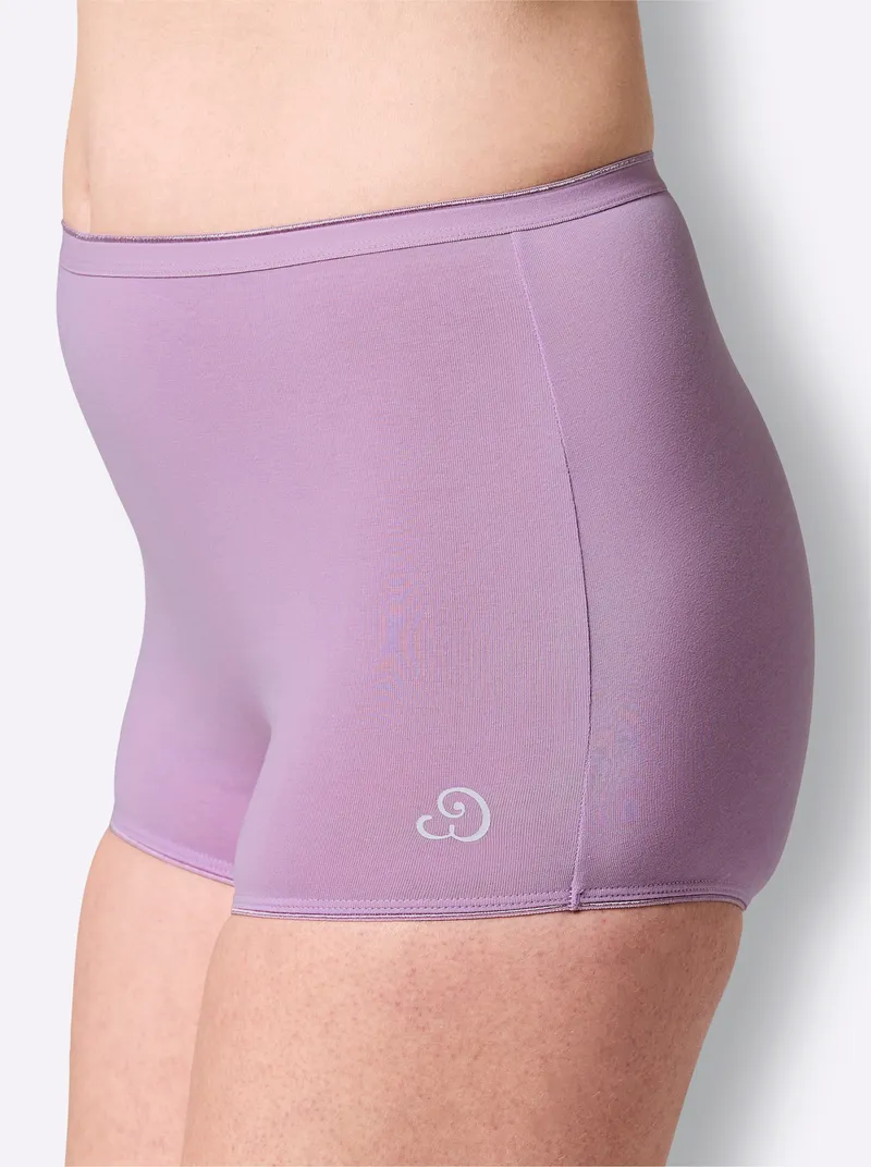 wäschepur Panty 2x orchidee + 2x taubenblau, 2x orchidee + 2x taubenblau, – Produktbild 2 von 3