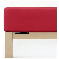 Schlafgut Schlafgut Spannbettlaken Frottex - Baumwollgemisch, Red deep, – Produktbild 1 von 1