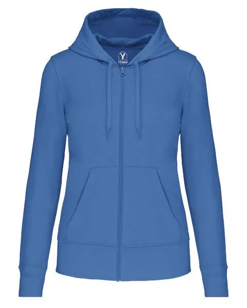 YTWOO YTWOO Nachhaltiges Basic Kapuzensweatshirt für Damen aus Nachhaltigen Materlialien, Royalblau, – Produktbild 1 von 3