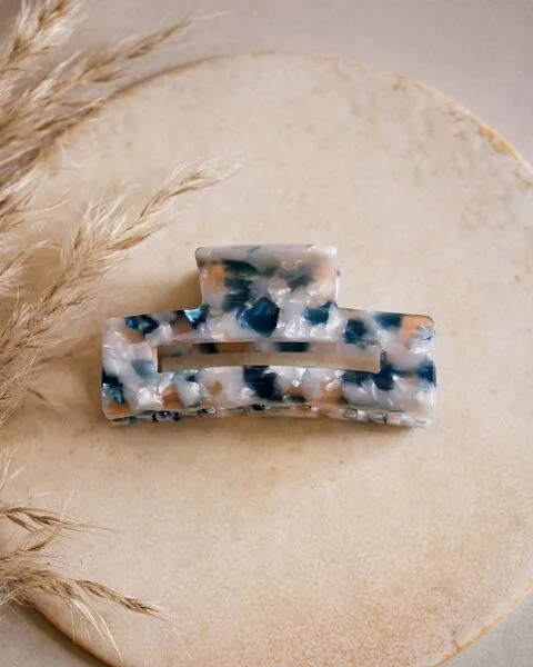 lille mus lille mus Haarklammer L, Apricot-blau, – Produktbild 2 von 4