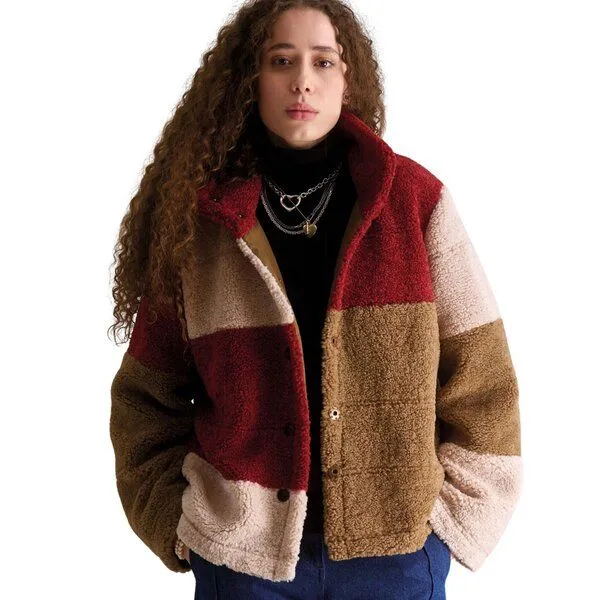 KOMODO Komodo Patchwork Jacke Isobel, Multicolor, – Produktbild 1 von 3