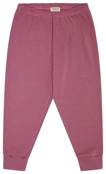 loud + proud loud + proud Babys & Kinder Schlafanzug, Pyjama Uni aus Feinripp, GOTS-zertifiziert, Grape(lila), – Produktbild 3 von 3