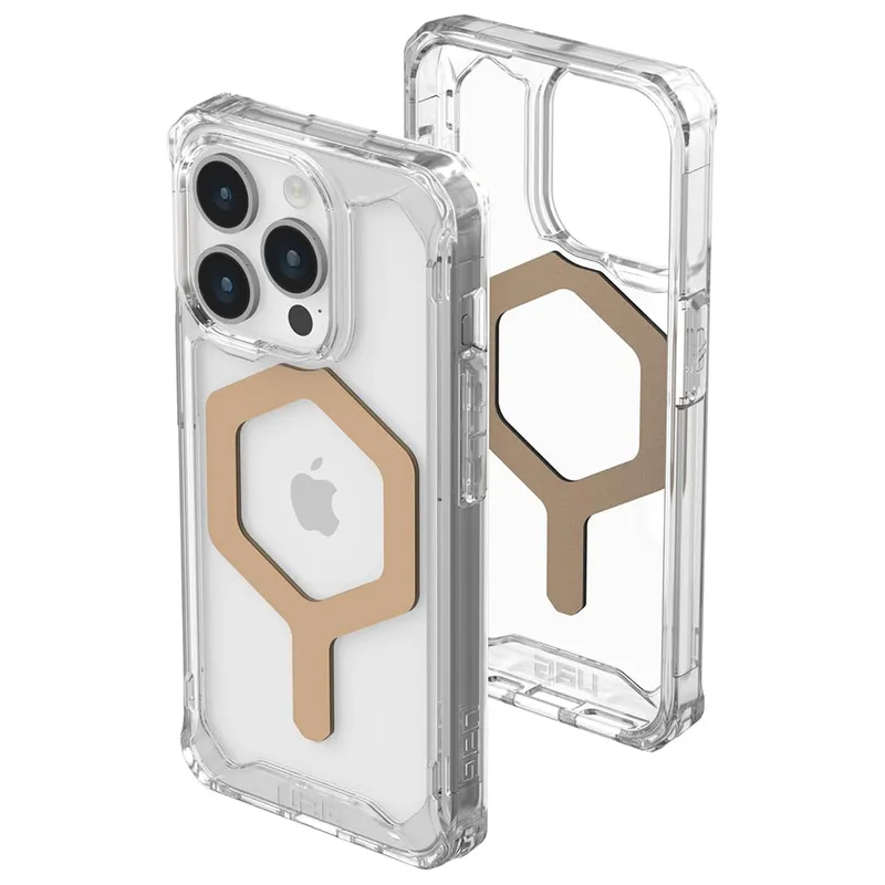 Urban Armor Gear MagSafe-Hülle für Apple iPhone 15 Pro Max, Urban Armor Gear, Plyo, Gold – Produktbild 1 von 1