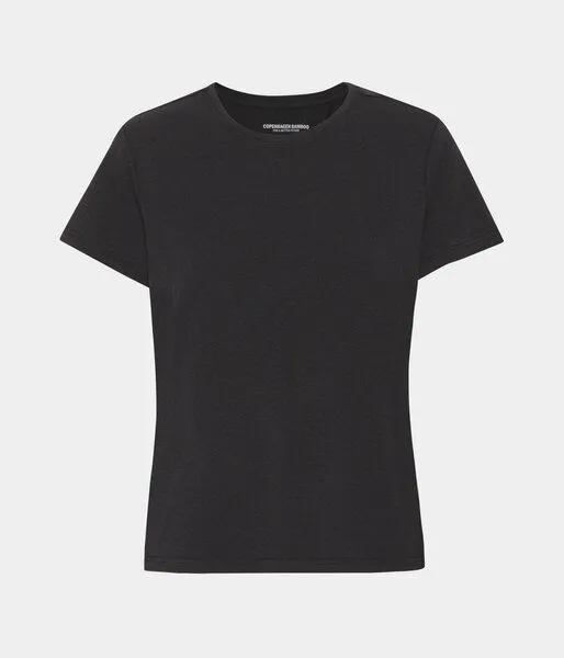 Copenhagen Bamboo Copenhagen Bamboo Schwarzes Kurzarm-T-Shirt aus Bambus – Produktbild 1 von 4