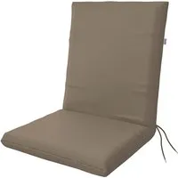 Doppler Auflage "NATURE" niedrig, aus 100% R-PET, 100 x 48 x 6 cm, braun – Produktbild 1 von 1