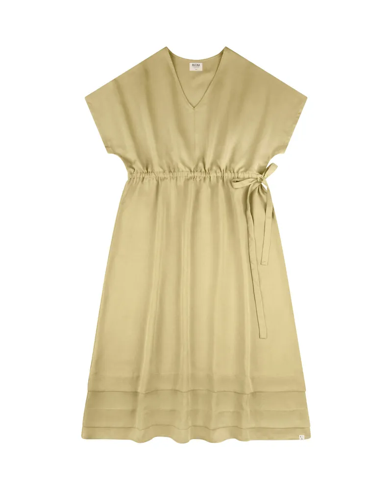MATONA MATONA Damen vegan Kleid Tencel Schiefergrün, Hellgrün, – Produktbild 1 von 2