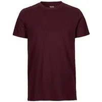 Neutral Neutral® Unisex T-Shirt Fitted Körpernah von Neutral Bio Baumwolle, Bordeaux, – Produktbild 1 von 1