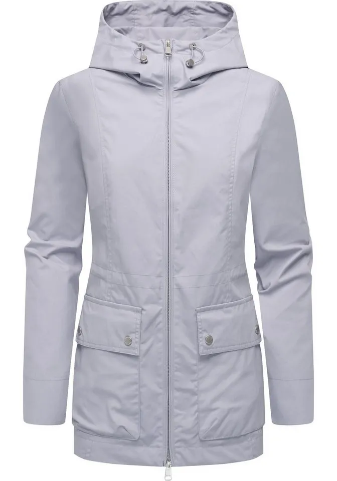 ragwear ragwear Outdoorjacke Monadetta A Leichte Kapuzenjacke für die Übergangszeit, Lila, – Produktbild 2 von 5