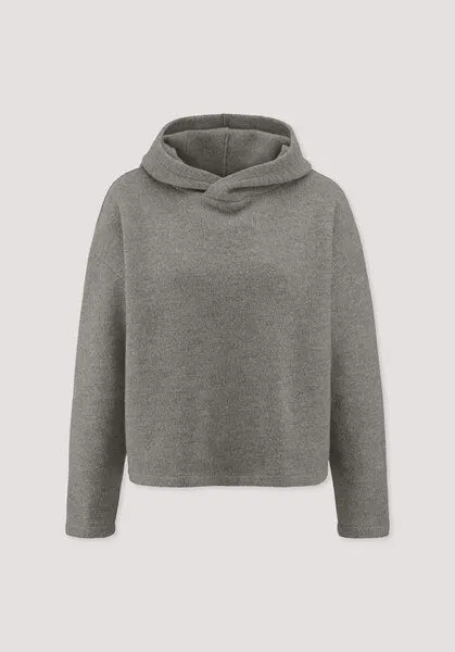 hessnatur hessnatur Pullover Oversize aus reiner Bio-Merinowolle, Grau, – Produktbild 4 von 4