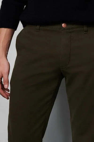 M 5 BY MEYER M 5 BY MEYER Micro Fantasy Chino, Grün (oliv), – Produktbild 4 von 4