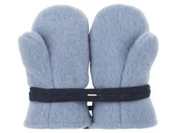 Pure pure by Bauer PURE PURE by Bauer Baby Handschuhe Fäustlinge Bio-Merinowolle Fleece dusty-blue Gr. 1 (6-12 Monate) – Produktbild 1 von 1