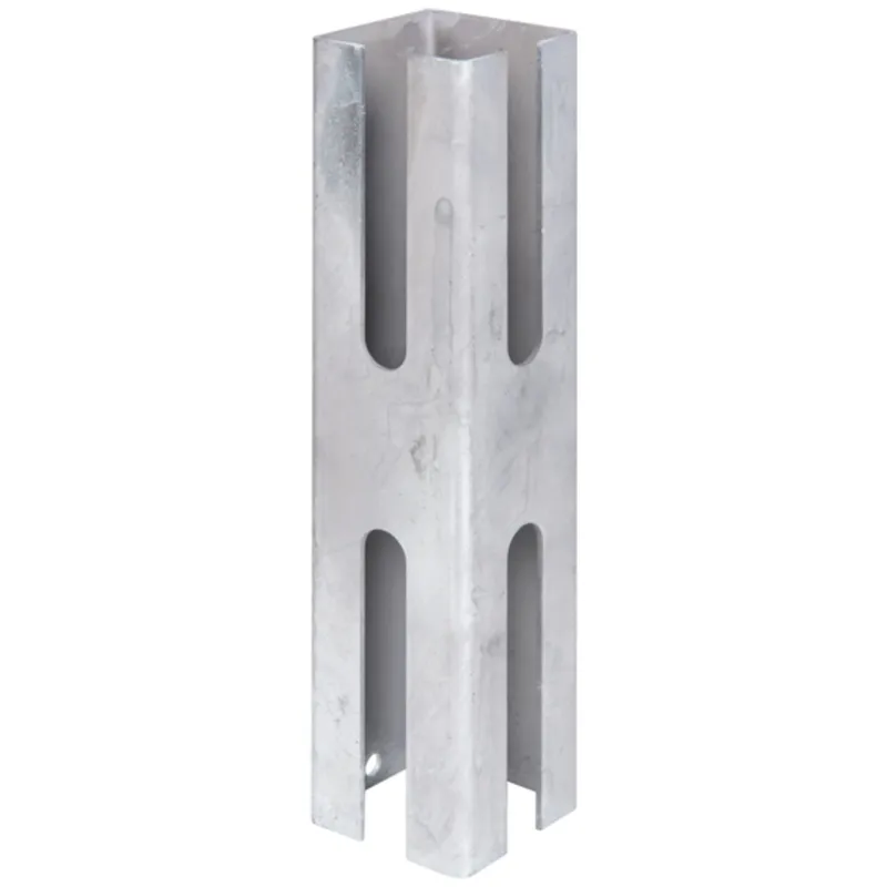 Alberts ALBERTS Zaunpfosten-Adapter, feuerverzinkt passiviert, für Pfosten 60 x 60 mm – Produktbild 1 von 1