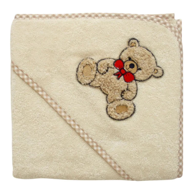 Wörner Wörner Kapuzen-Badetuch 80x80 cm mit Motiv natur, Natur, – Produktbild 1 von 1