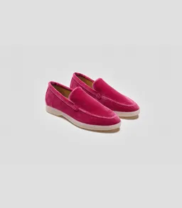Solari Milano Solari Milano Damen vegan Loafer Samt Rosa – Produktbild 1 von 1