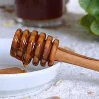Olivenholz erleben Olivenholz erleben Honigheber (14 cm) aus Olivenholz – Produktbild 1 von 1