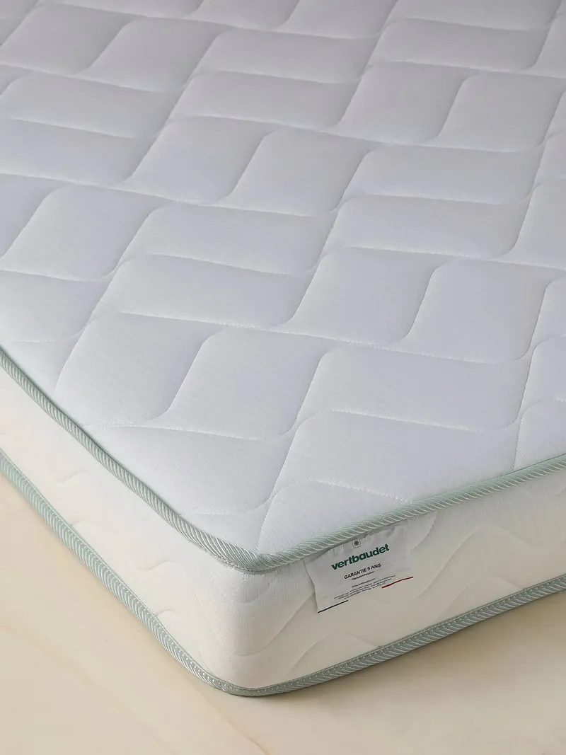 Vertbaudet Kinder Matratze 90x200 cm Komfortschaum HYPERSOFT, Weiß, – Produktbild 2 von 2