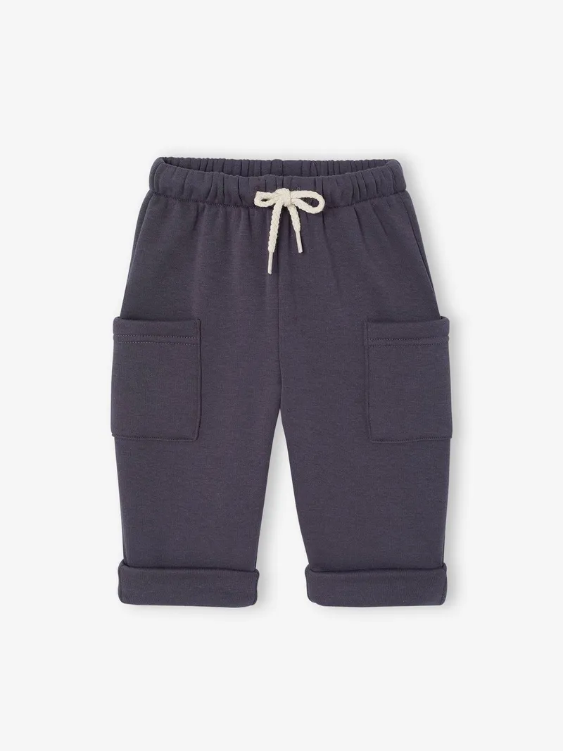 Vertbaudet Sweathose gefüttert Baby, Anthrazit, – Produktbild 2 von 3