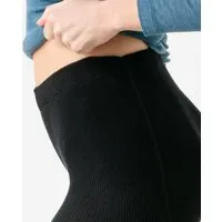 Living Crafts LIVING CRAFTS - Damen Strumpfhose - Schwarz (50% Viskose (Bambus); 30% Bio-Baumwolle; 17% Polyamid; 3% Elasthan), Nachhaltige Mode, Bio Bekleidung, Schwarz, – Produktbild 2 von 2