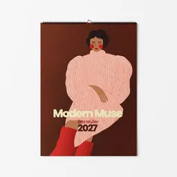Photocircle Photocircle Modern Muse Wandkalender 2027 – Feminine Fashion Illustrationen & moderne Kunst – Produktbild 1 von 1