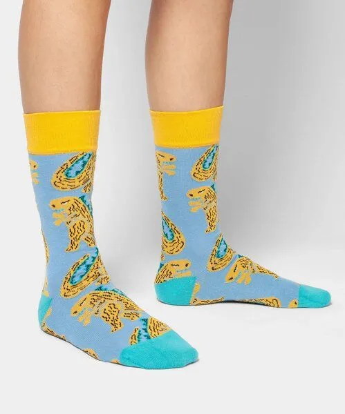 DillySocks DillySocks Bunte Socken, Bio Baumwolle, friendly gozilla – Produktbild 2 von 2