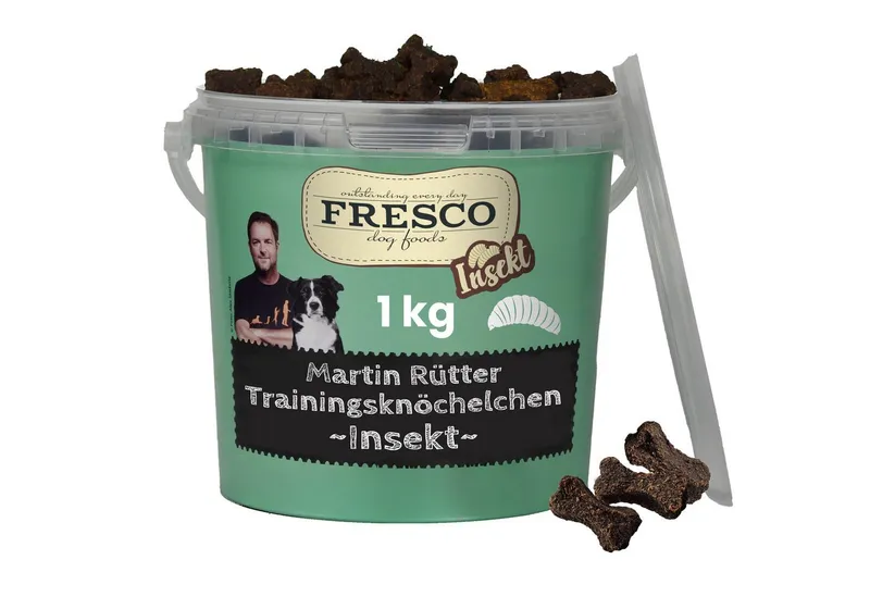 Fresco Dog Martin Rütter Trainingsknöchelchen Insekt 1kg, gesunde Hunde Leckerli, Snack für: Hunde, Hypoallergen, getreidefrei, zuckerfrei – Produktbild 1 von 5
