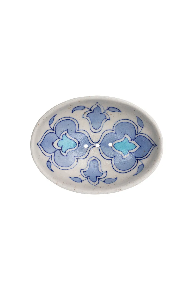 Tranquillo Tranquillo Seifenschale Blue Pottery, Blau, – Produktbild 1 von 6