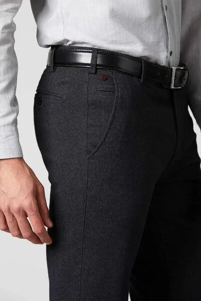 Meyer MEYER Super-Stretch Woollook Chino, Grau (anthrazit), – Produktbild 4 von 4