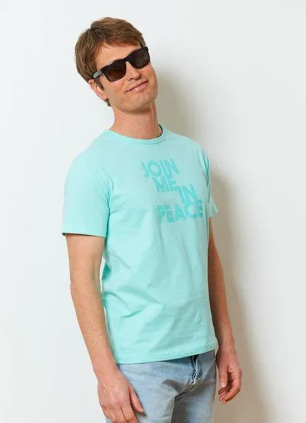 SPARKLES OF LIGHT SPARKLES OF LIGHT Yoga Shirt | JOIN ME IN PEACE, Gelb, – Produktbild 2 von 2