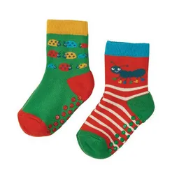 Frugi Frugi Stoppersocken Marienkäfer 2er Set Grippy Socks 2 Pack Ladybird – Produktbild 1 von 1