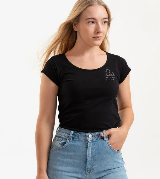 Gary Mash GARY MASH Shirt Asheville Ente gut aus Biobaumwolle, Schwarz, – Produktbild 3 von 8
