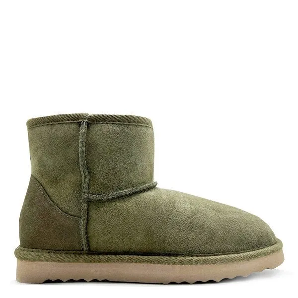thies Stiefel aus Schaffell "thies Classic boot", Olive (grün), – Produktbild 1 von 4