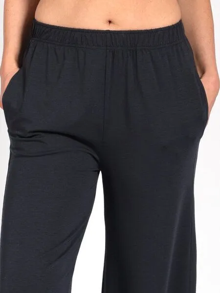 Magadi Magadi Yogahose NAOMI aus Naturmaterial, mit Taschen, Schwarz, – Produktbild 4 von 4