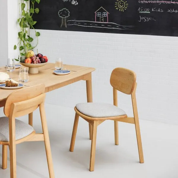 ekomia ekomia Sitzpolster für Stuhl June, Wolle gold, – Produktbild 1 von 4