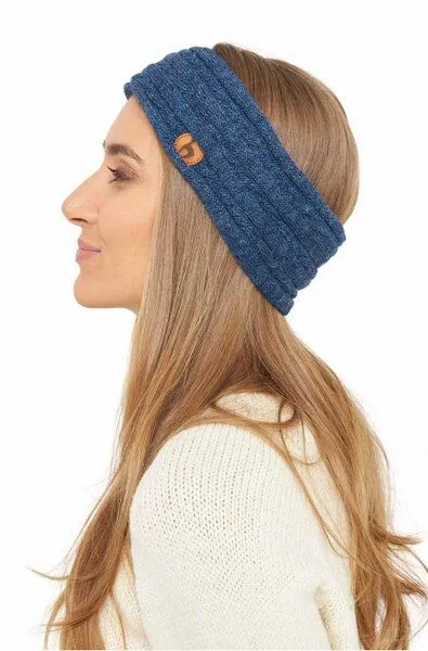 Apu Kuntur Apu Kuntur Stirnband Suave aus 100% Baby Alpaka, Blau, – Produktbild 2 von 4