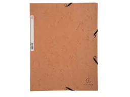 Exacompta 25 Exacompta Sammelmappen, Colorspan-Karton, 400 g/m², DIN A4, 3 Klappen, tabak – Produktbild 1 von 1
